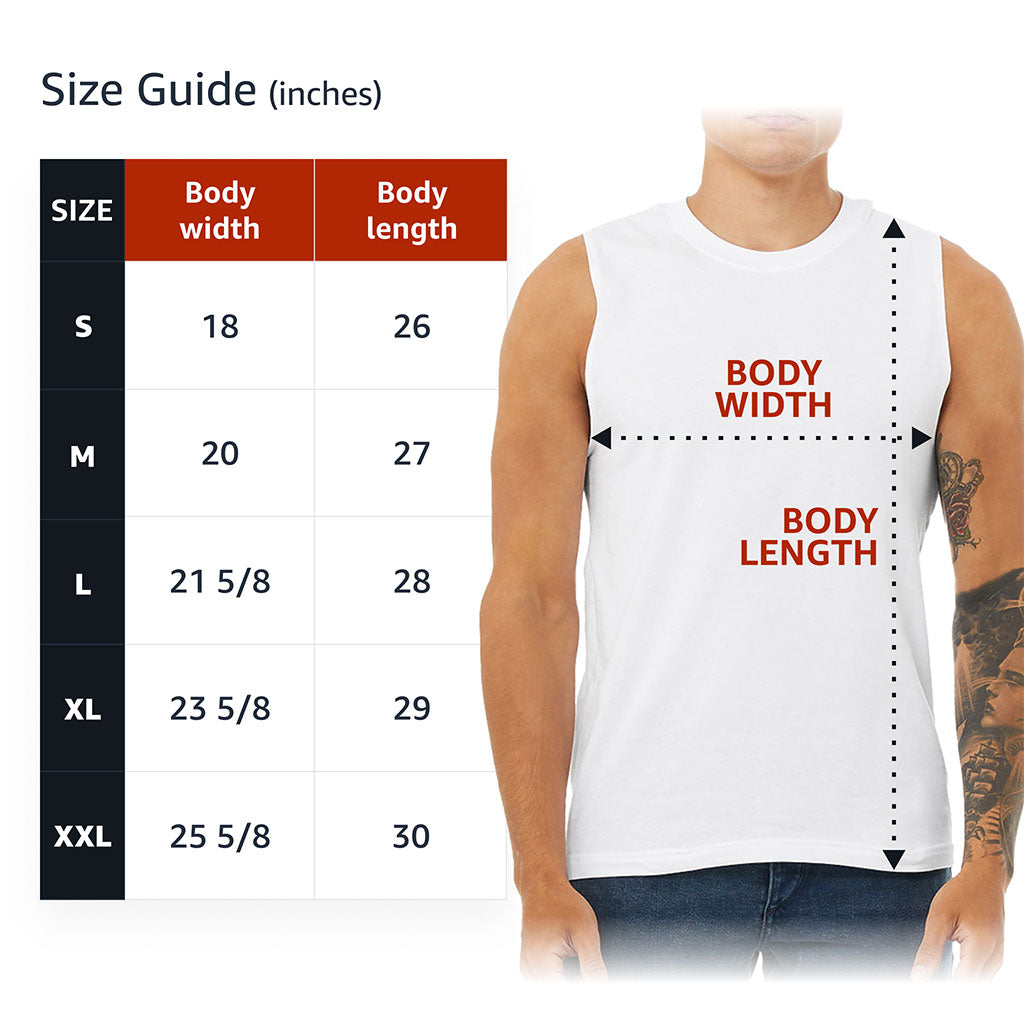 Be Somebody Men's Muscle Tank - Motivational Men's Sleeveless T-Shirt - Cool Printed Tank