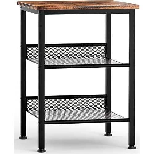 Versatile High-End Side Table with Storage Shelf