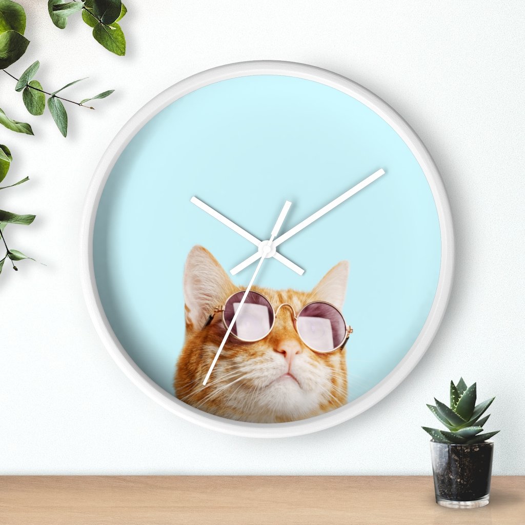 Cat is Alway's Right Wall clock