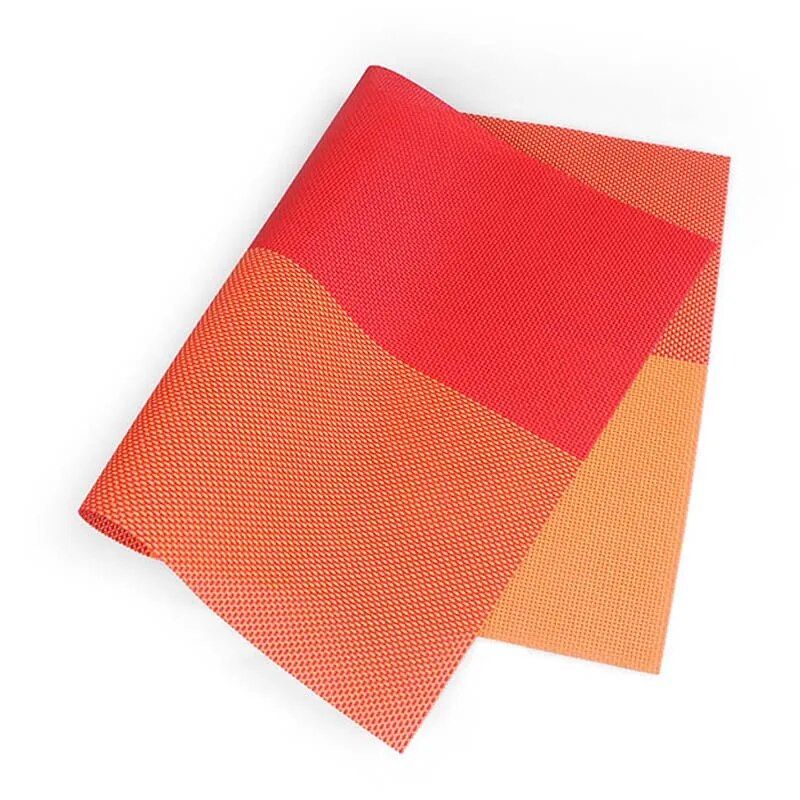 Elegant Modern PVC Placemat for Dining - Eco-Friendly, Stocked Kitchen Mat