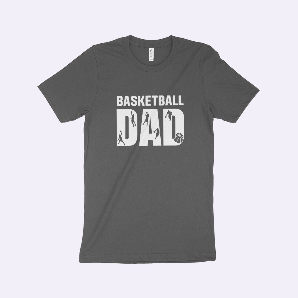 Basketball Dad Men’s Jersey T-Shirt Made in USA