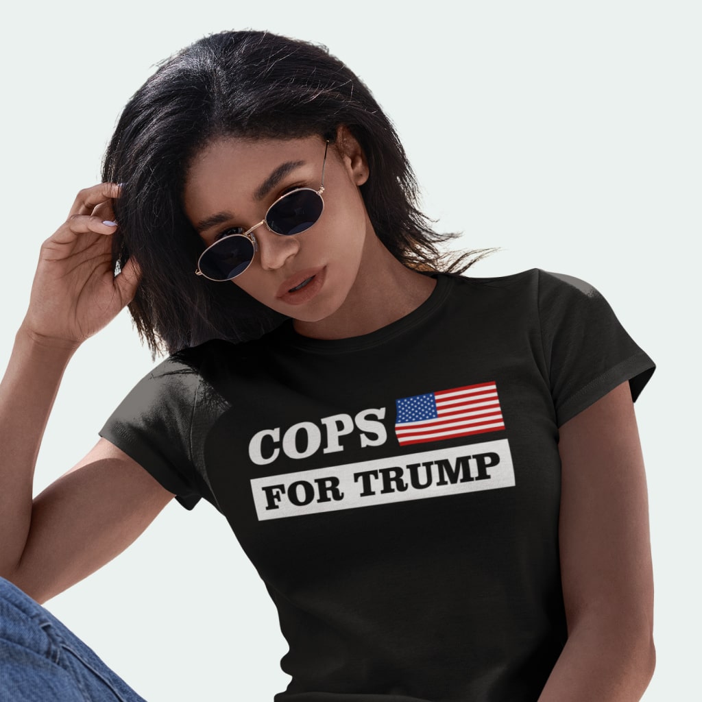 Cops for Trump T-Shirt - Trump Gear for Sale