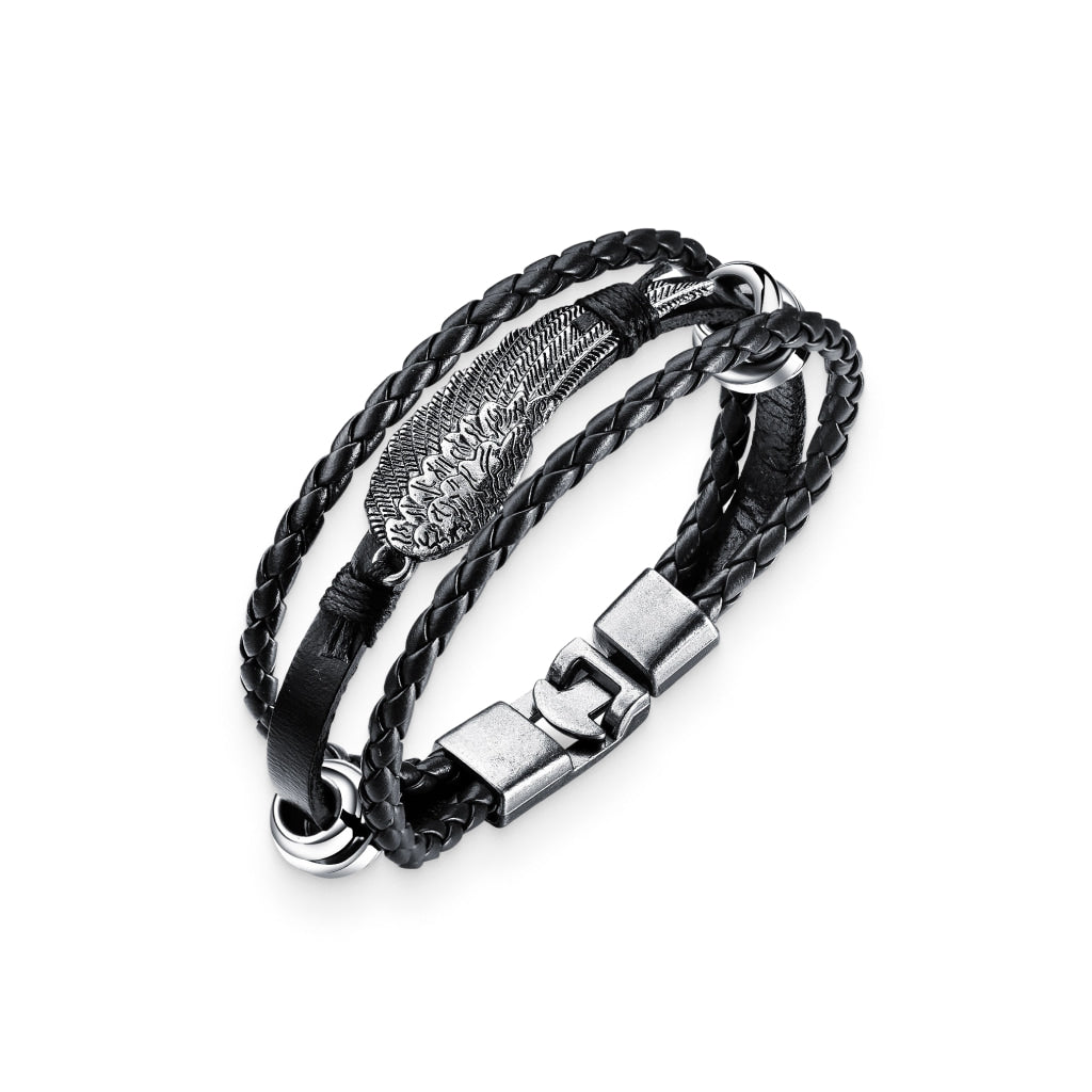 Multilayered Leather Bracelet