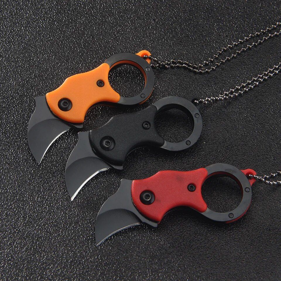 Compact Karambit Keychain Knife