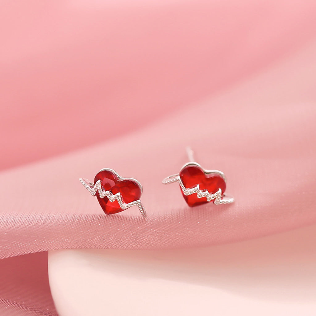 Heart Stud Earrings