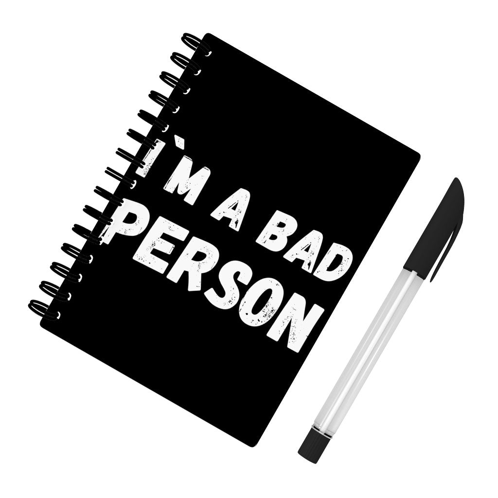 Sarcastic Spiral Notebook - Cool Notebook - Themed Notebook