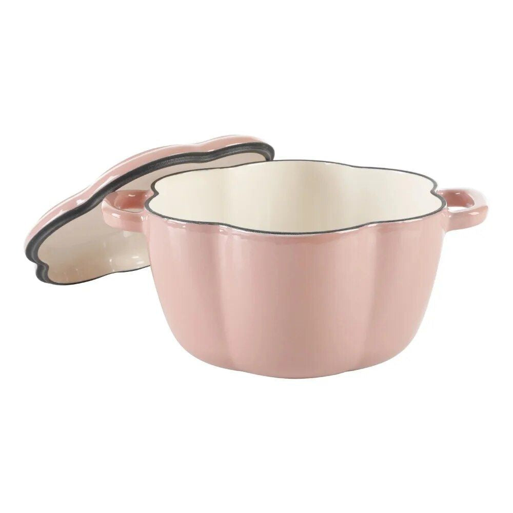 Charming Pink Floral 3-Quart Dutch Oven