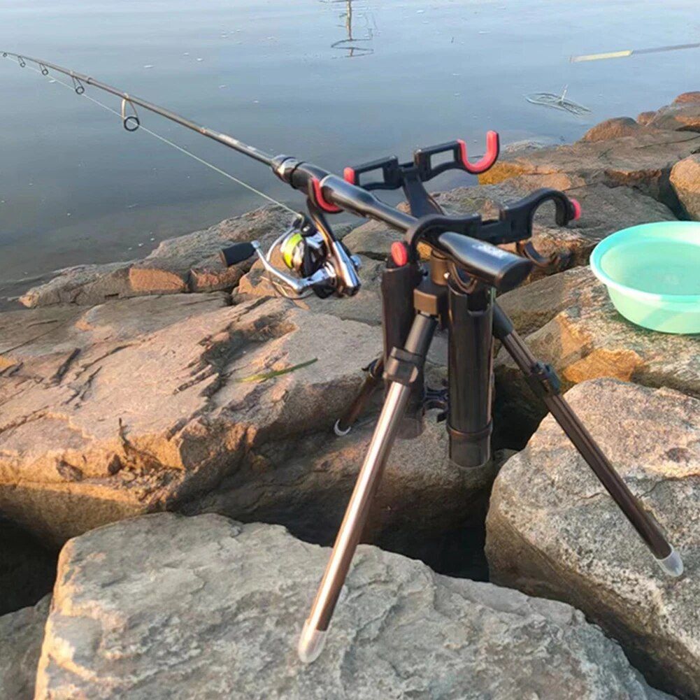 Adjustable Collapsible Fishing Rod Holder