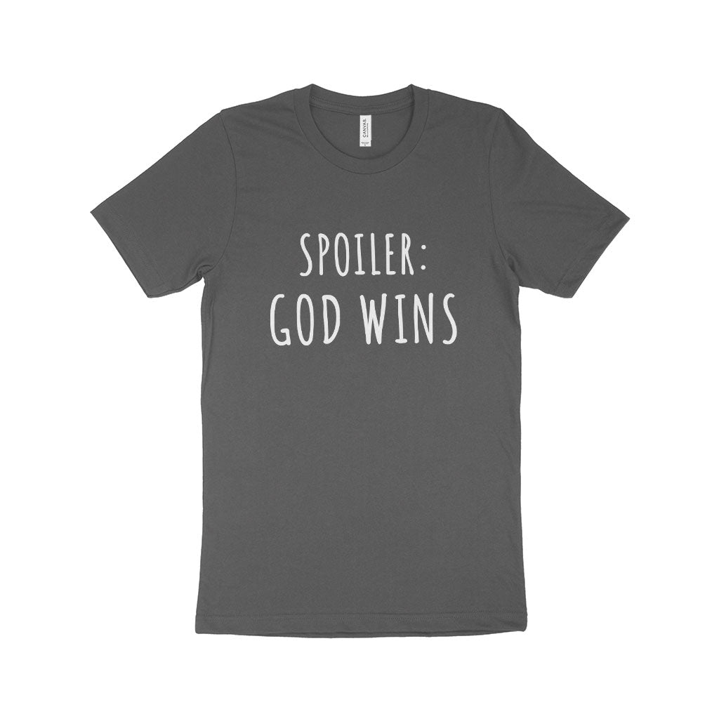 Spoiler God Wins Unisex Jersey T-Shirt Made in USA