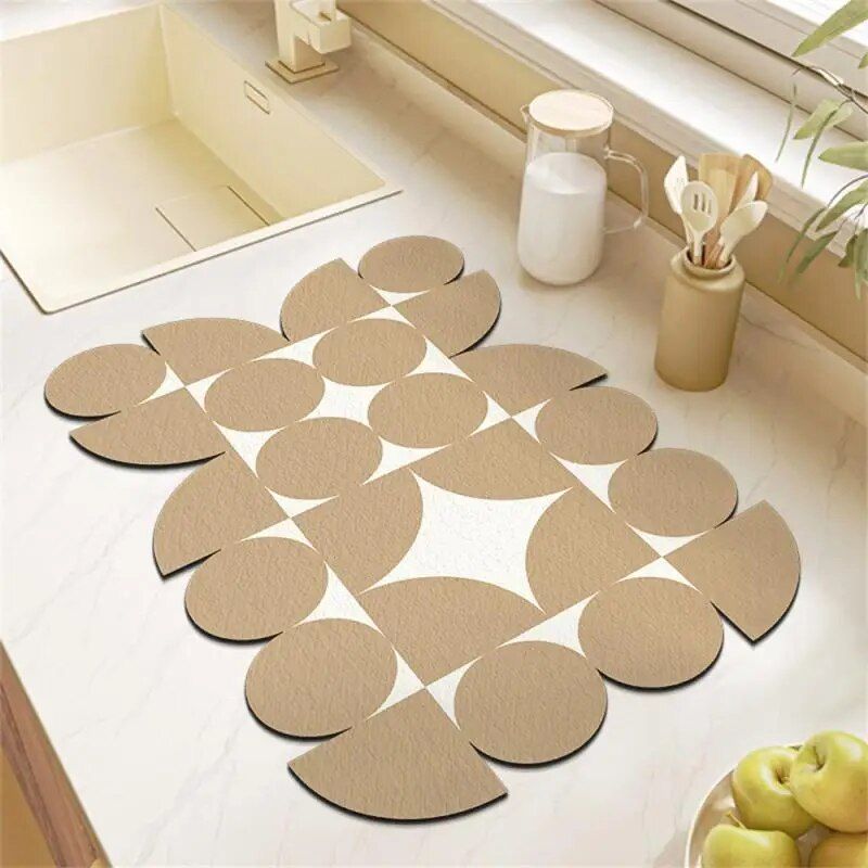 European Chic Quick-Dry & Super Absorbent Kitchen Mat