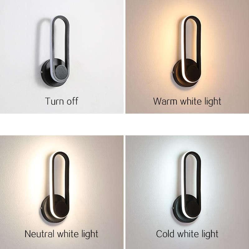 Modern 12W Adjustable Touch Wall Lamp