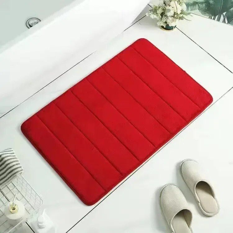 Ultra-Soft Memory Foam Bath Mat: Non-Slip, Super Absorbent Bathroom Rug