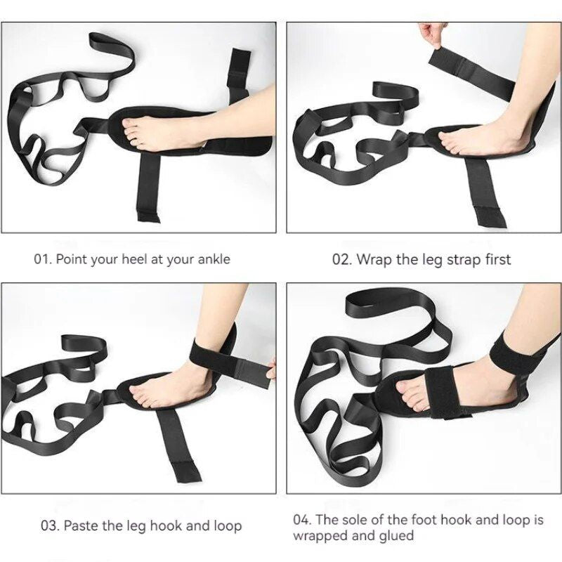 Versatile Foot & Calf Stretching Strap for Pain Relief and Flexibility