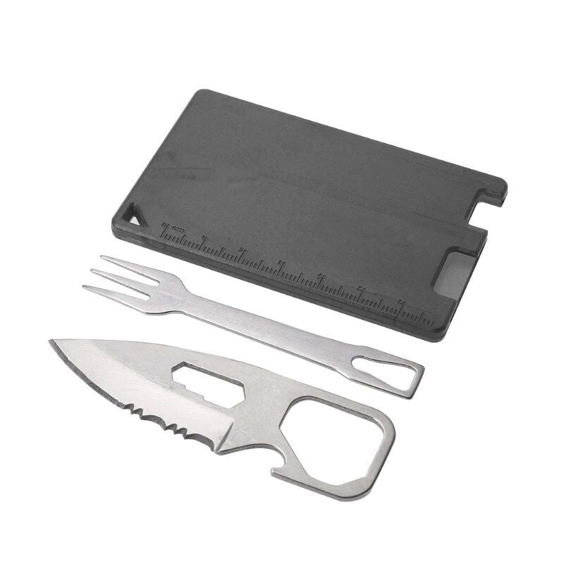 Multi-Purpose Outdoor Survival Tool Card