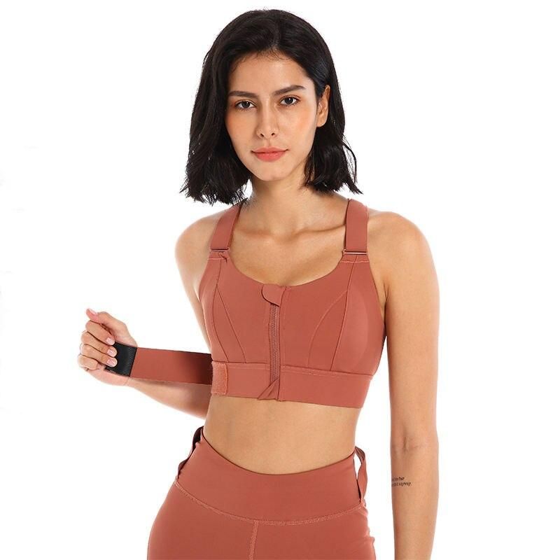 Versatile Zip-Front Sports Bra