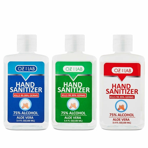 Clear Hand Sanitizer Gel 100mL Set - OZ Lab