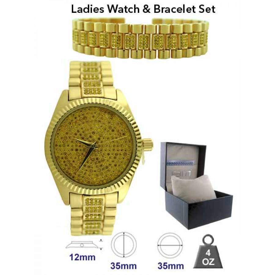 WATCH & BRACELET SET | Lilac Quartz