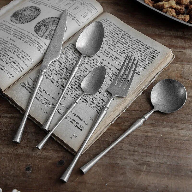 Elegant 304 Stainless Steel Cutlery Set