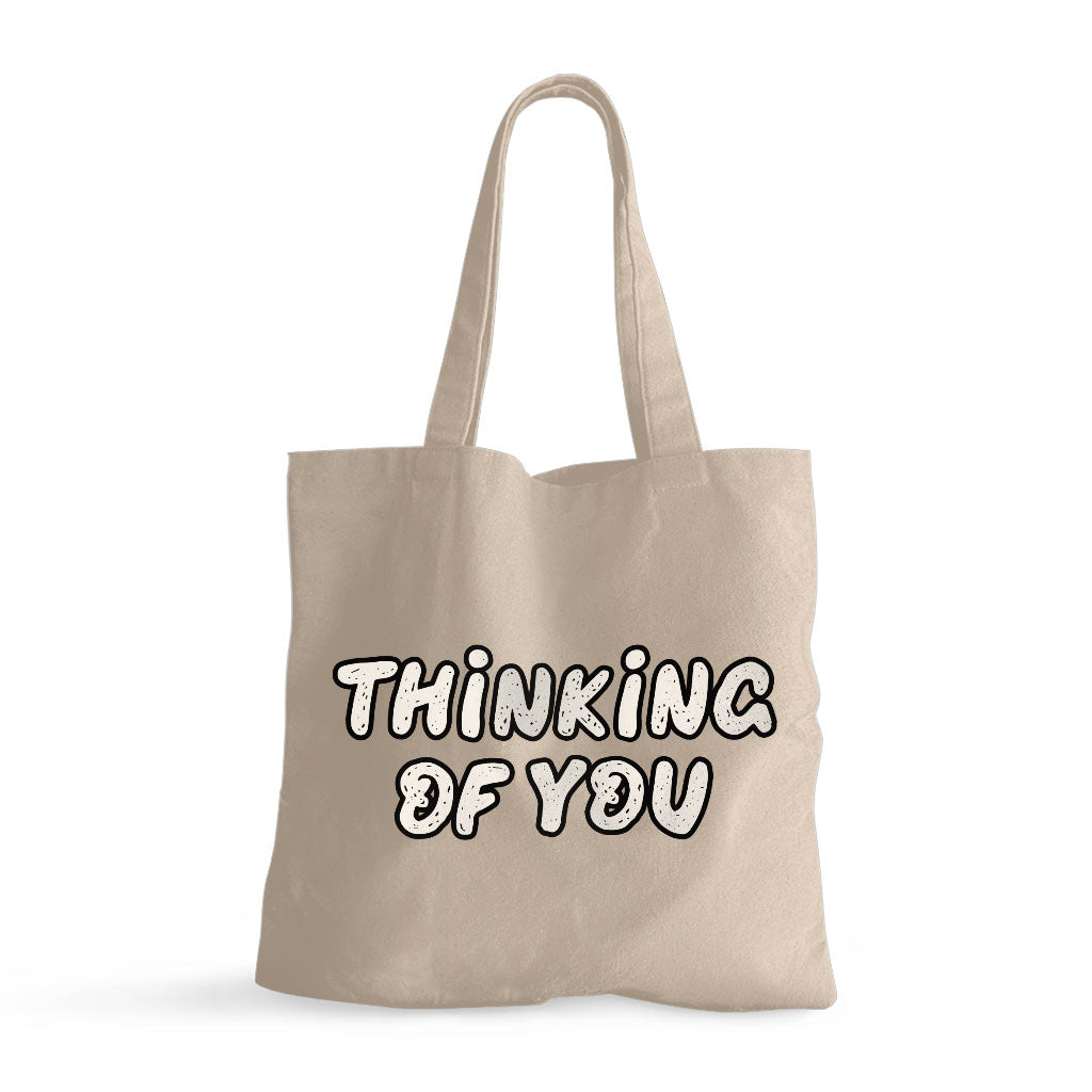 Thinking Of You Small Tote Bag - Cute Shopping Bag - Trendy Tote Bag