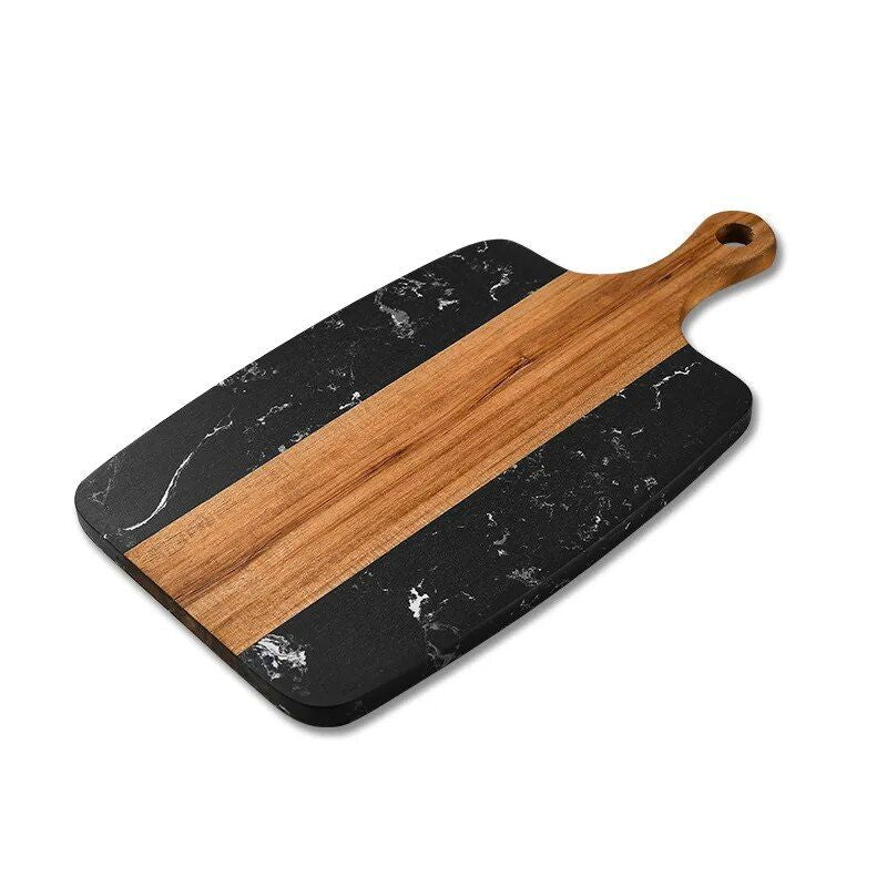 Marble Stitching Acacia Mangium Double-Sided Cutting Board