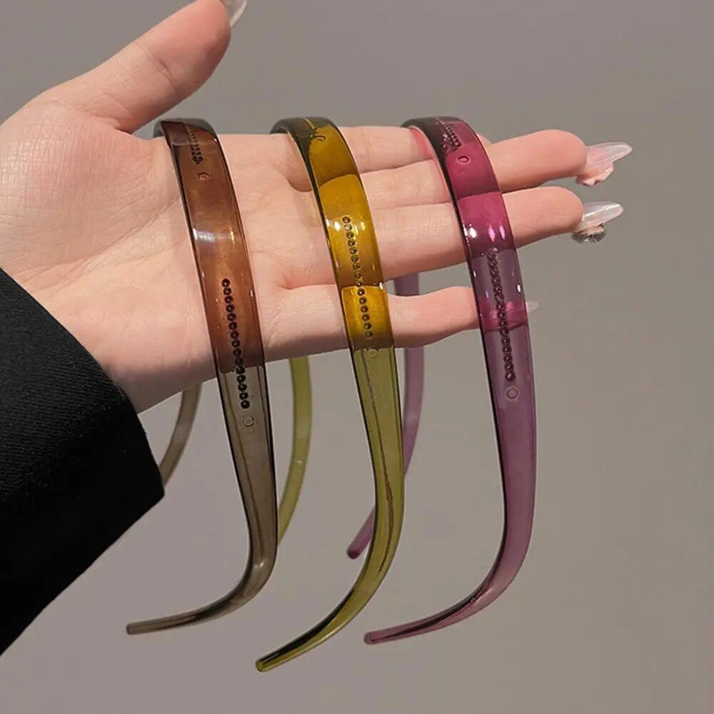 Chic Acrylic Sunglasses-Shaped Hairband for Women: Trendy, Anti-Slip, and Fashion-Forward