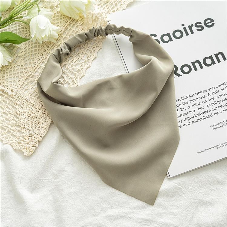 Elegant Chiffon Triangle Hair Scarf