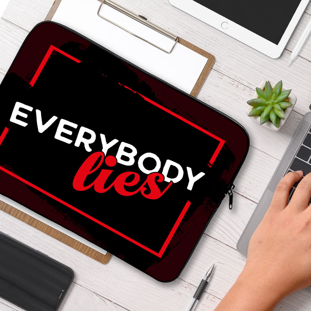 Everybody Lies MacBook Air 14" Sleeve - Printed Laptop Sleeve - Trendy MacBook Sleeve