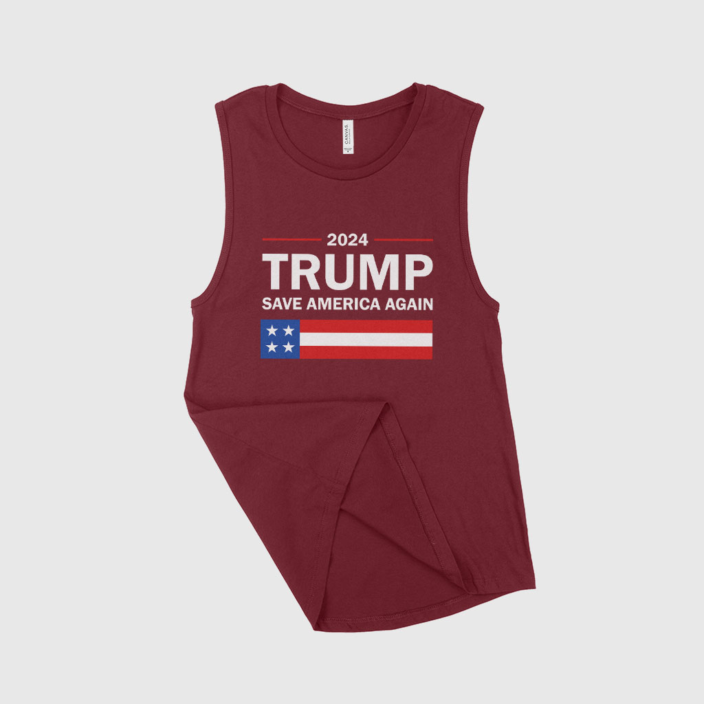 Women's Jersey Muscle Trump Tank