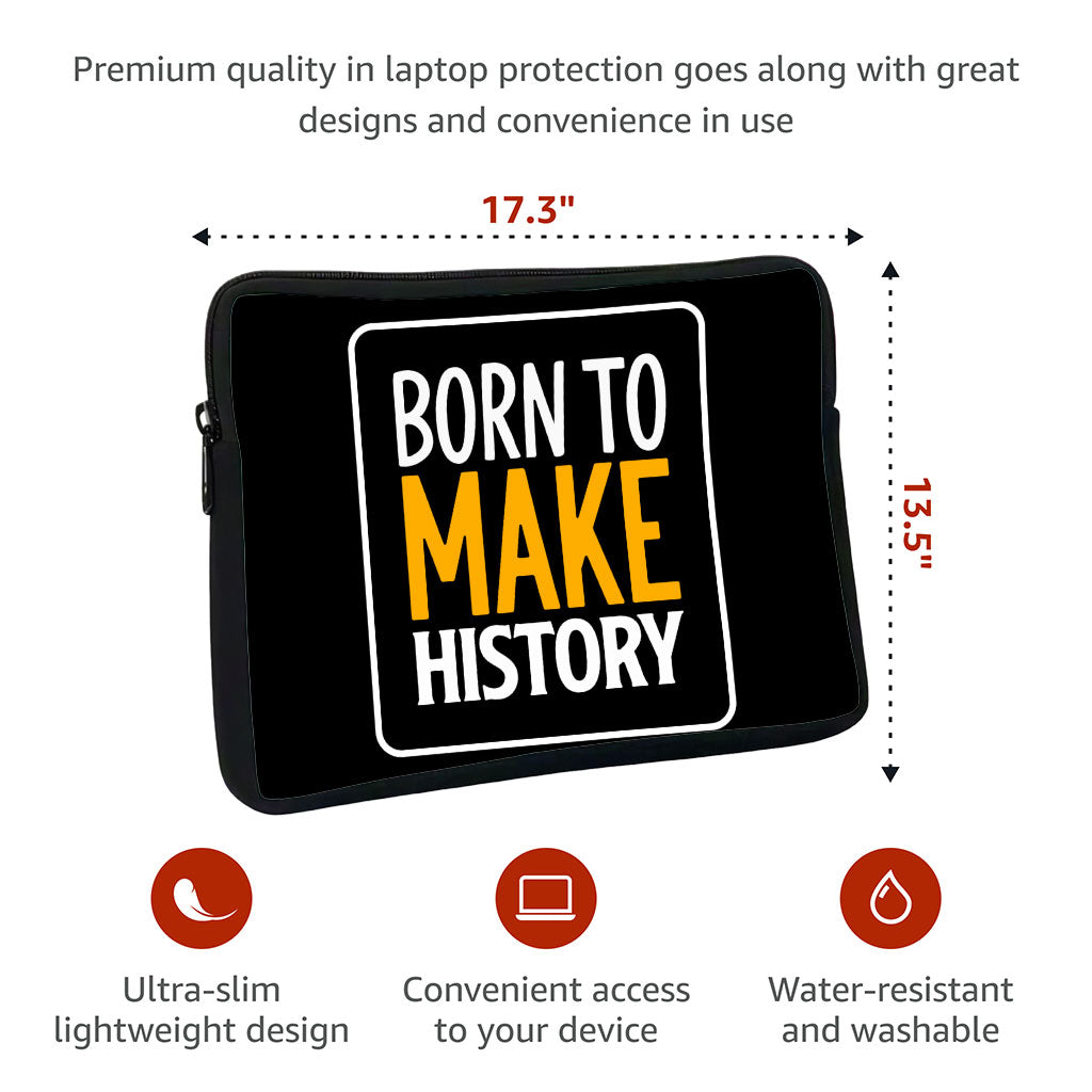 Cool Design MacBook Pro 16" Sleeve - Inspirational Laptop Sleeve - Illustration MacBook Sleeve