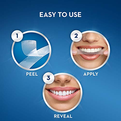 Crest 3D Whitestrips, Vivid Plus, Teeth Whitening Strip Kit, 24 Strips