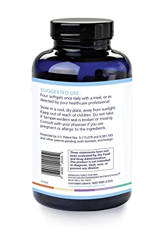 PRN De Dry Eye Omega 3 Fish Oil –Support for Eye Dryness - 2240mg EPA & DHA Supplement in Natural Triglyceride Formula – Original Formula for Healthy Eye Care-4 Serving per Day, 1 Month Supply