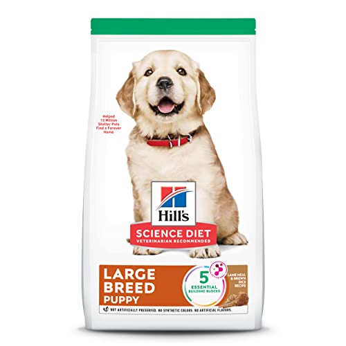 Hill's Science Diet Puppy Large Breed Lamb Meal & Brown Rice Recipe Dry Dog Food, 30 lb. Bag