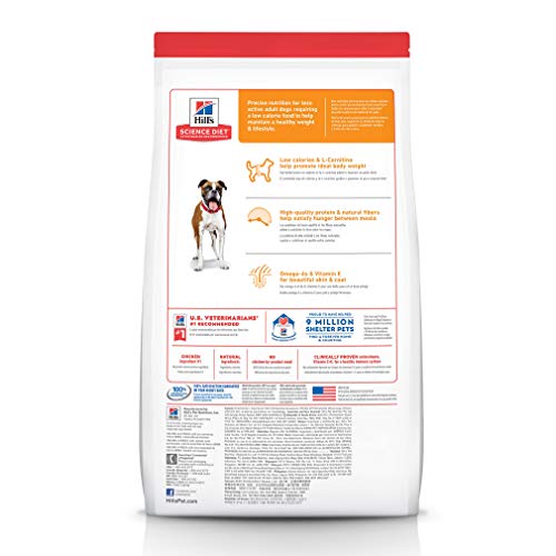 Hill's Science Diet Dry Dog Food, Adult, Light for Healthy Weight & Weight Management, 30 lb. Bag