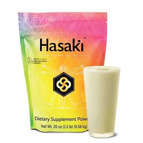 Sanki Global Vanilla Hasaki Dietary Supplements Powder is a Japanese-Origin Product for Protecting Gut Health and Nutrition. Net Weight 20 Ounces (1.2 pounds), 0.49 Ounces of Protein per dose