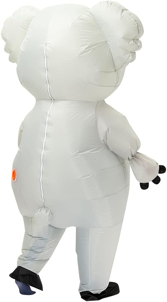 Arokibui Koala Inflatable Costume Adult Funny Blow up Costume Fancy Dress Costume Cosplay Party Christmas Halloween Costume