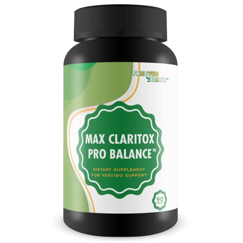 Vertigo Support - Max Claritox Pro Balance - Dizziness & Vertigo Dietary Supplement for Natural Dizziness & Vertigo Support - Anti Dizziness Pills to Balance Your Body & Support Your Overall Health