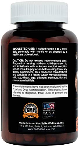 Clinical Daily Organic Coconut MCT Oil Capsules Supplement- Pure Extra Virgin Oil, Cold Pressed- Hair, Skin, Nails Vitamin Pills, Support Keto Diet for Weight- 120 Lauric & Caprylic Acid Softgels