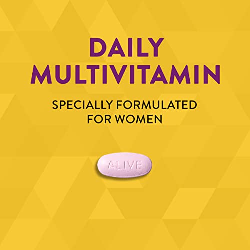 Nature's Way Alive! Multivitamin Energy Tablets for Women, B-Vitamin Complex, Supports Cellular Energy*, 50 Tablets