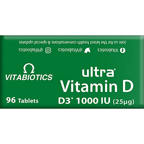 Ultra by Vitabiotics Vitamin D Tablets x 96