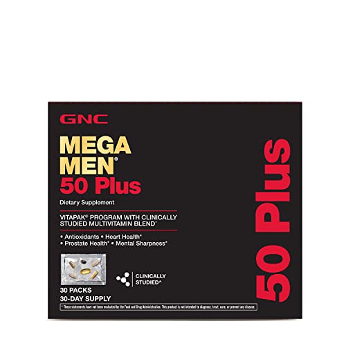 GNC Mega Men 50 Plus Vitapak Program - 30 Vitapaks