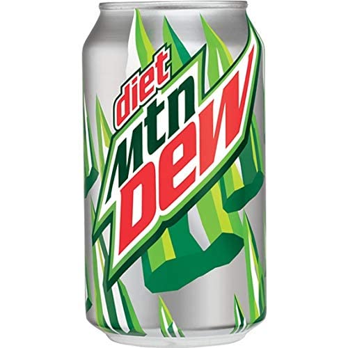 Diet Mountain Dew, 12oz Can (Pack of 18, Total of 216 Fl Oz)