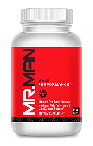 Mr Man Male Enlargement Pills- Size Enhancing Supplement for Men- Add Over 3 in 90 Days- 60 Tablets