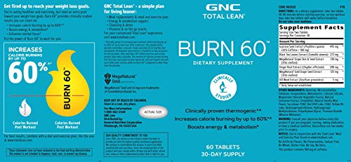 GNC Total Lean Burn Capsule 60