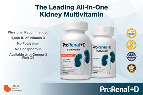 Nephroceuticals ProRenal+D Kidney Multivitamins 90-Day Supply