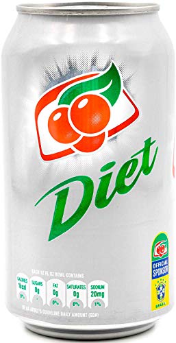 Guaraná Antarctica, The Brazilian Original Guaraná Soda, Diet, 11.83 fl oz (Pack of 12)