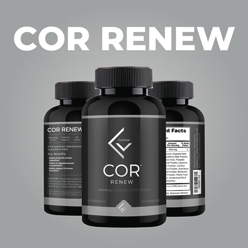 CorVive CorRenew Cleanse Supplement | A Full Spectrum-Cleansing Product | 60 Capsules