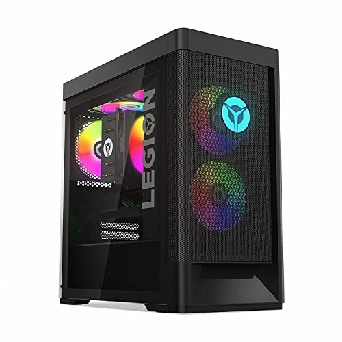 Lenovo Legion T5 Gamer Desktop Computer (NVIDIA GeForce RTX 2060 12GB, AMD 8-Core Ryzen 7 7700X Processor (Beats i7-12700K), 32GB DDR5 RAM, 512GB NVMe SSD + 2TB HDD, Windows 11 Home) w/Gaming Bundle