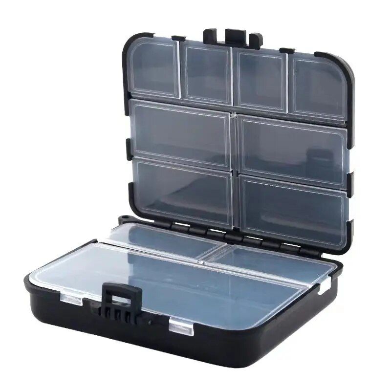 Compact Double-Sided Fishing Tackle Box: Portable Lure & Hook Organizer