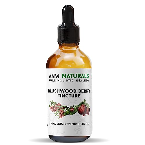 AAM Naturals Blushwood Berry Tincture Dietary Supplement – 60ml EBC-46 Immune Support Supplement for Men and Women – Oral and Topical – Lab Tested and Authenticated