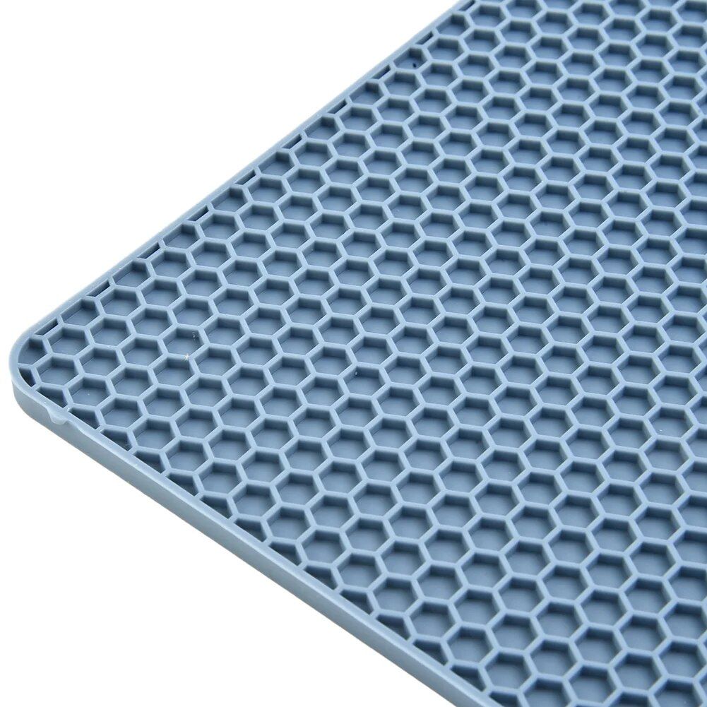 Heat-Resistant Silicone Placemat - Non-Slip Square Table Mat for Kitchen